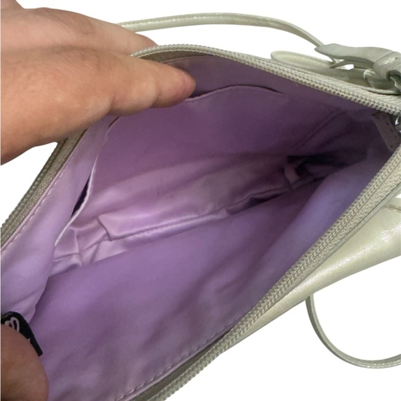 Coach Poppy Cream Tone with Shimmer Crossbody Bag - Picture 7 of 9